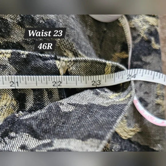 Plus Denim Fabric Interest Relaxed Fit Jeans 46 x 32 - Picture 5 of 7